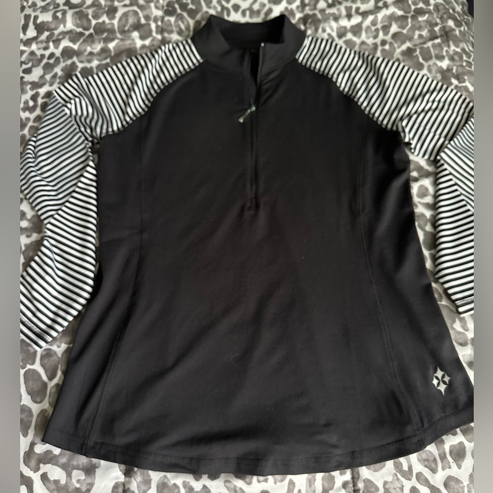 JoFit 1/4 zip L/S golf top Sz XL